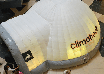 Inflatable Dome - Bespoke Inflatable Dome with entrance tunnel