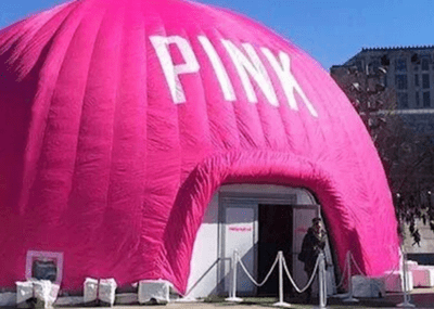 Large Inflatable Dome for Pink