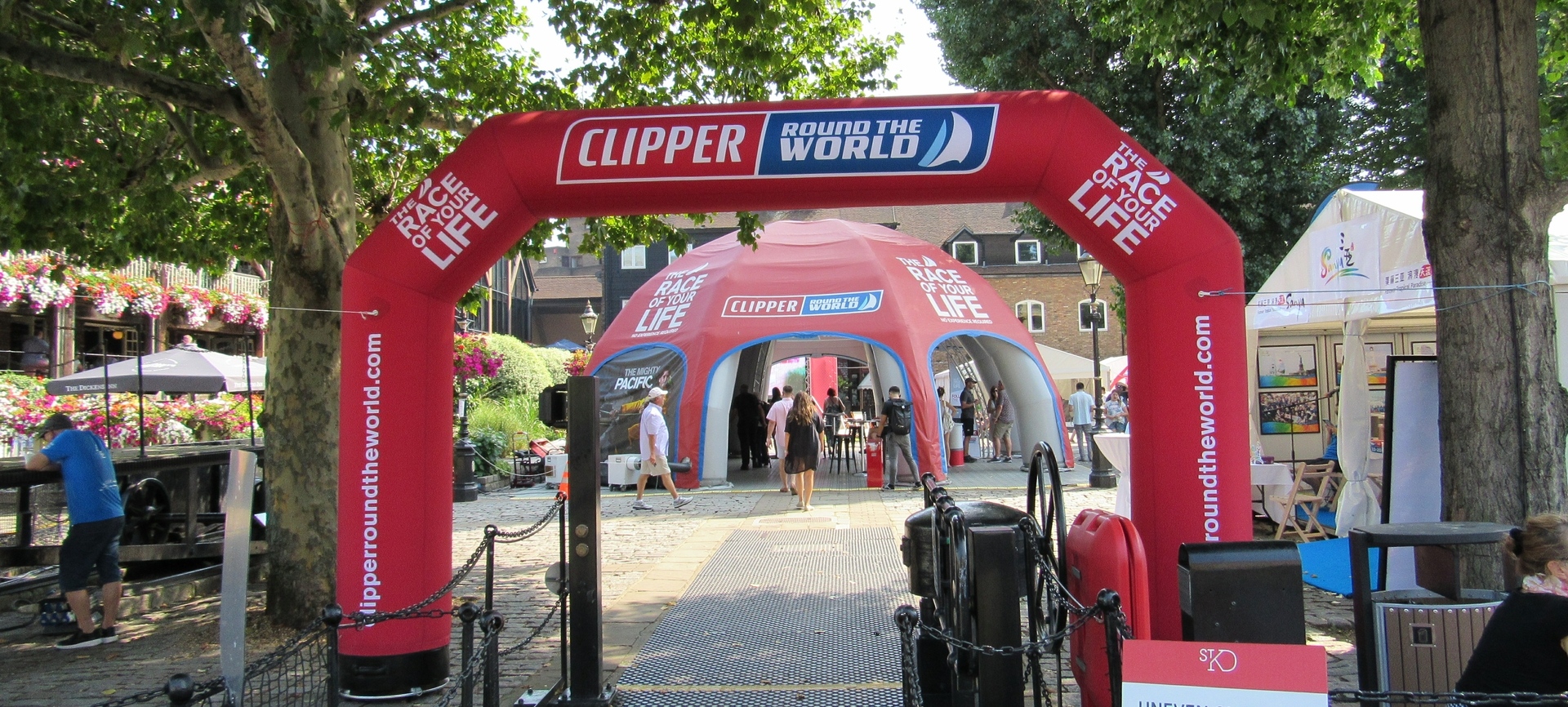 Inflatable Arch for Start/Finish Line at Sports Event from Inflatable Structures Ltd