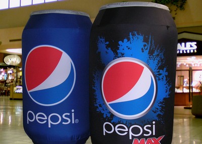 Inflatable drinks can for Pepsi - Promotional Inflatables by Inflatable Structures Ltd.