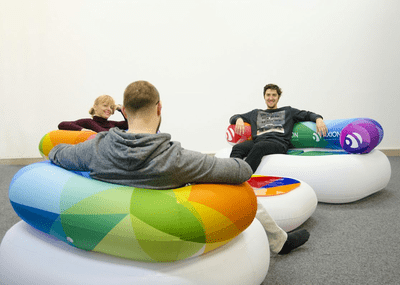 Inflatable sofa and chairs - Inflatable Furniture from Inflatable Structures Ltd.