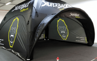 Silverback Extreme Sports Cleaning Products - Event Tent by Inflatable Structures Ltd.
