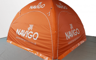 NAViGO have purchased an Axion Square event tent to promote their services around the region