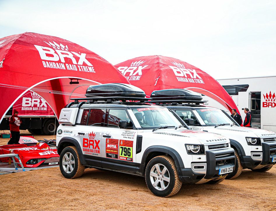 Axion Square 77 Inflatable Tent for Prodrive Dakar entry - Bahrain Raid Xtreme