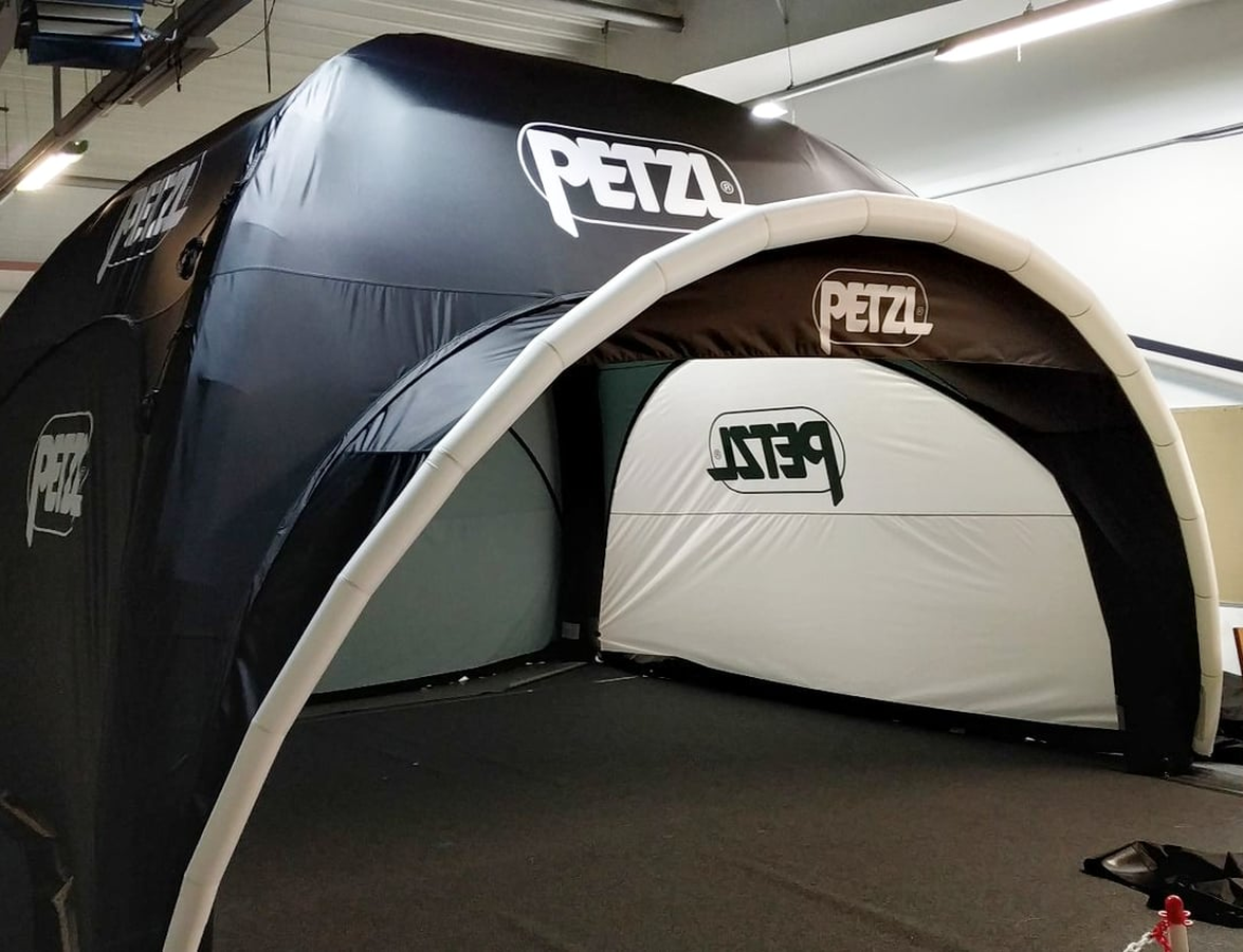 Petzl Inflatable Event Tent from Inflatable Structures Limited