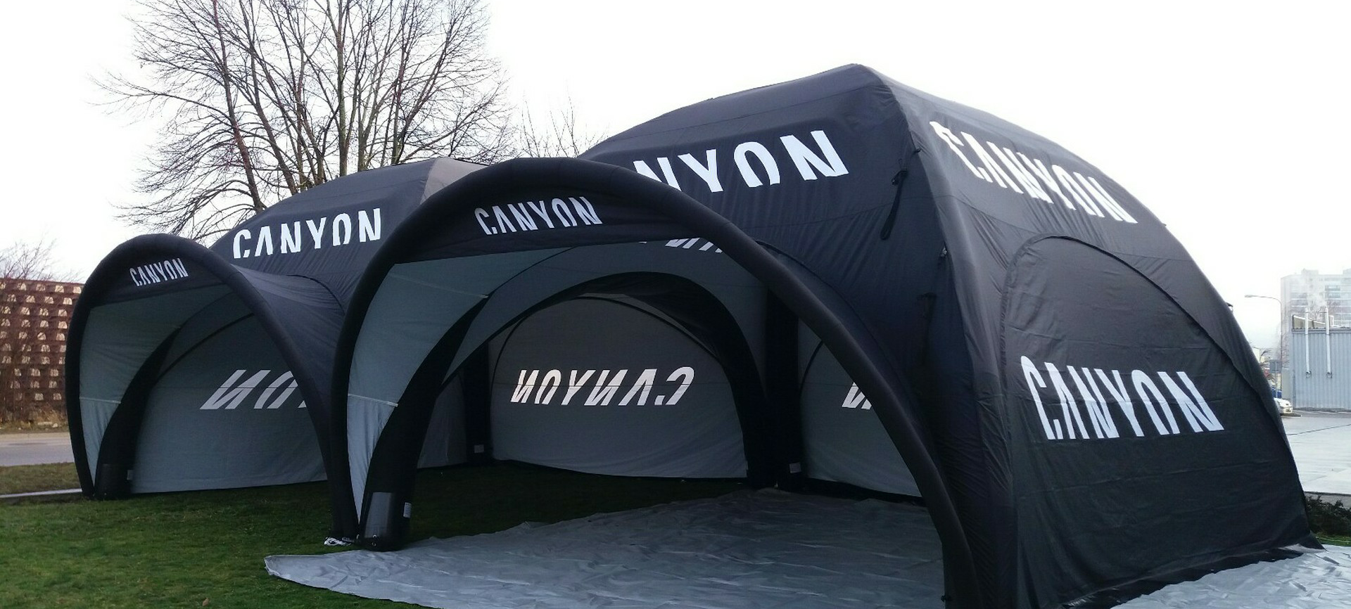 Our range of inflatable marquee event tents include 12 different designs and over 20 sizes