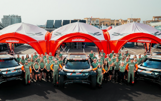 Dakar 2026 Winners Dacia/Prodrive choose Inflatable Structures Ltd. high pressure inflatable event tents for their Dakar service points